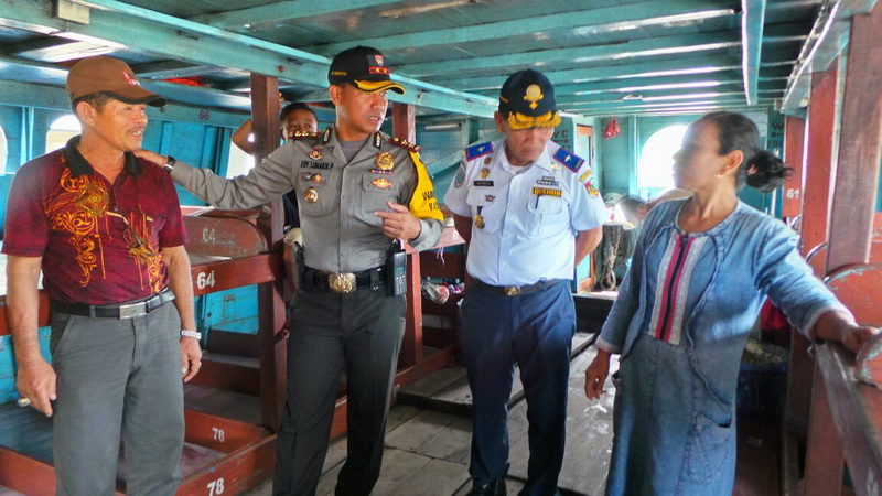 Polresta Pekanbaru Sidak ke Pelabuhan Sungai Duku